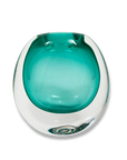 Floating Teal Bubble Vase Small