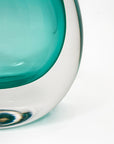 Floating Teal Bubble Vase Small