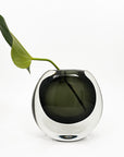 Floating Smoke Green Bubble Vase Small