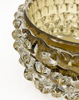 Spike Weighted Glass Vase Short