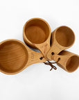 Wooden Measuring cup Set