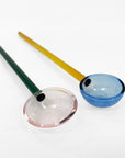 Japanese Borosilicate Colour Glass Spoons 19cm