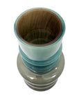 Natural Olive Stacked Glass Vase