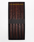 5 Pack Wooden Chopstick Set