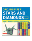 Origami Paper 96 sheets - Stars and Diamonds