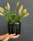 Midnight Glass Vase Medium
