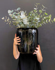 Midnight Glass Vase Large