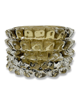 Spike Weighted Glass Vase Short