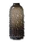 Smokey Bubbles Glass Vase