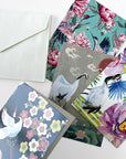 Japanese Crane Note Cards 12Pk