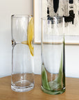 Yellow Puncture Glass Vase