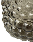Smokey Bubbles Glass Vase