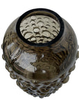 Smokey Bubbles Glass Vase