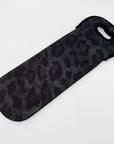 Night Leopard Wine Bottle Carrier