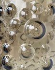 Smokey Bubbles Glass Vase