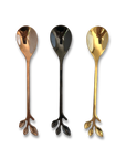 Leafy Stainless Steel Teaspoon