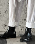 Nunchi Low-Crotch Pants White