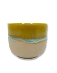 Japanese Glazed Drip Mug Yellow