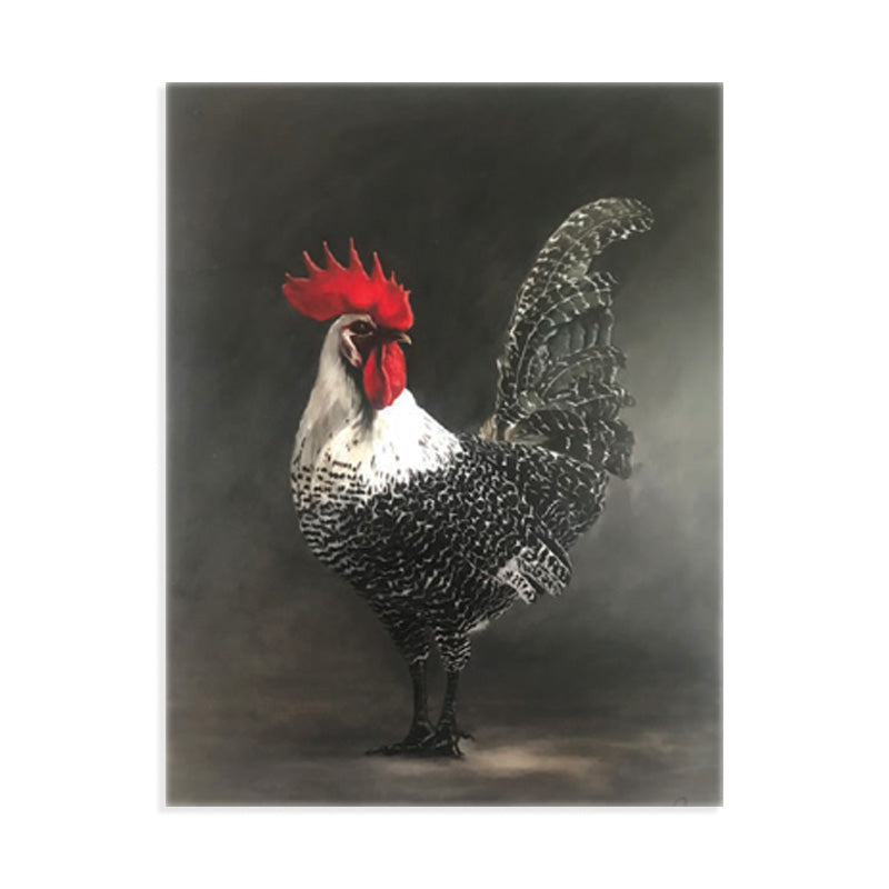 BLACK AND WHITE COCKERAL