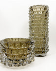 Spike Weighted Glass Vase Tall