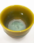 Japanese Glazed Drip Mug Yellow