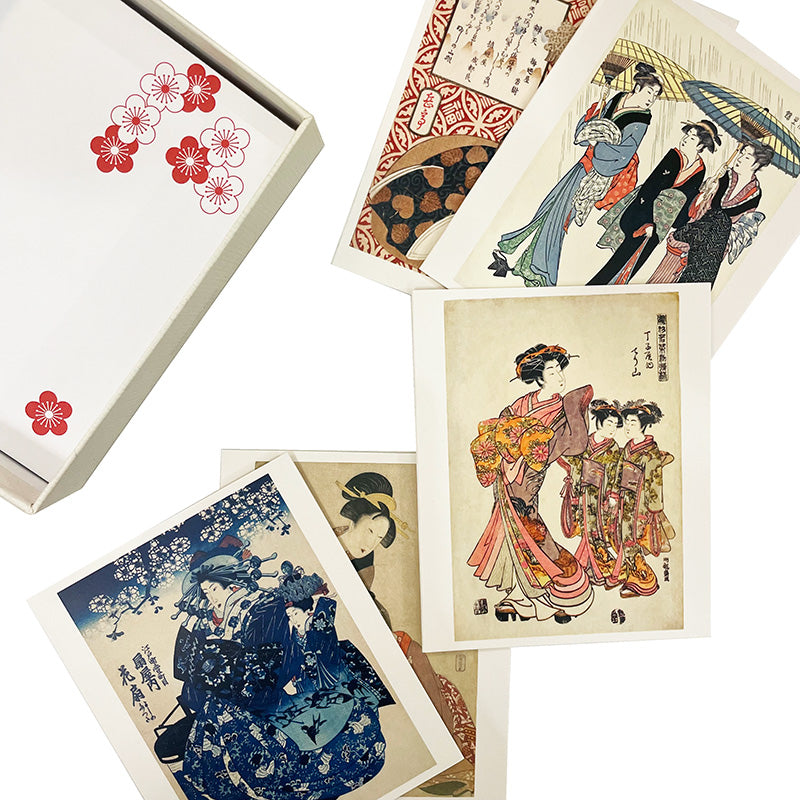 Japanese Woodblock Prints - 16 Note Cards