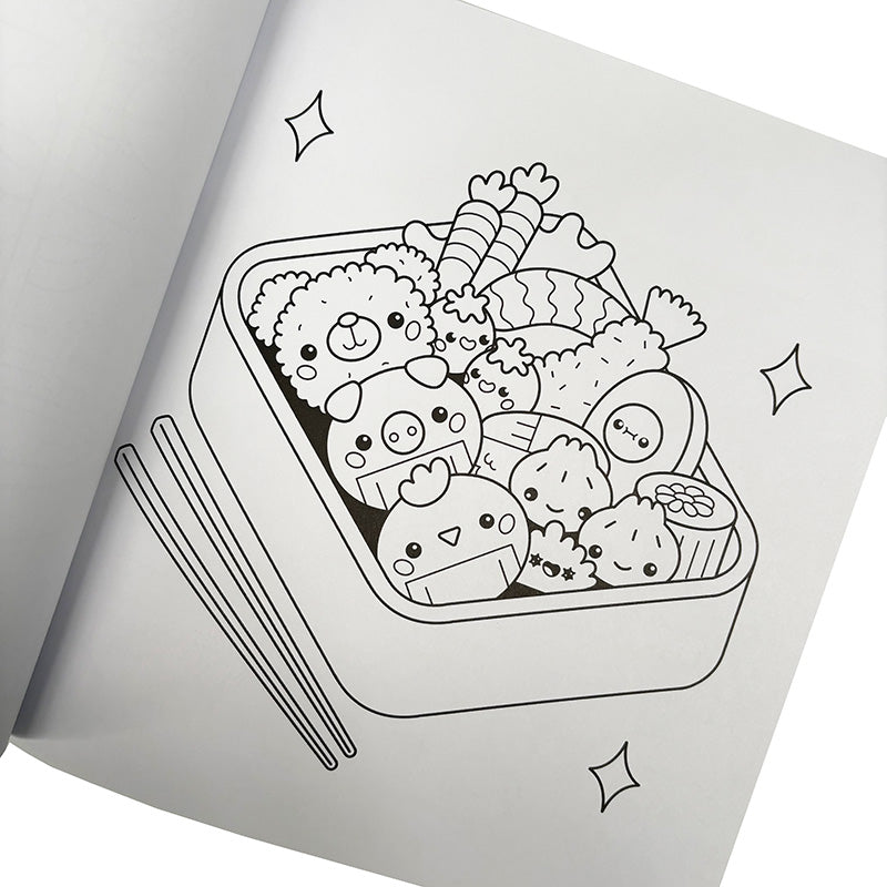 The Super Kawaii Coloring Book