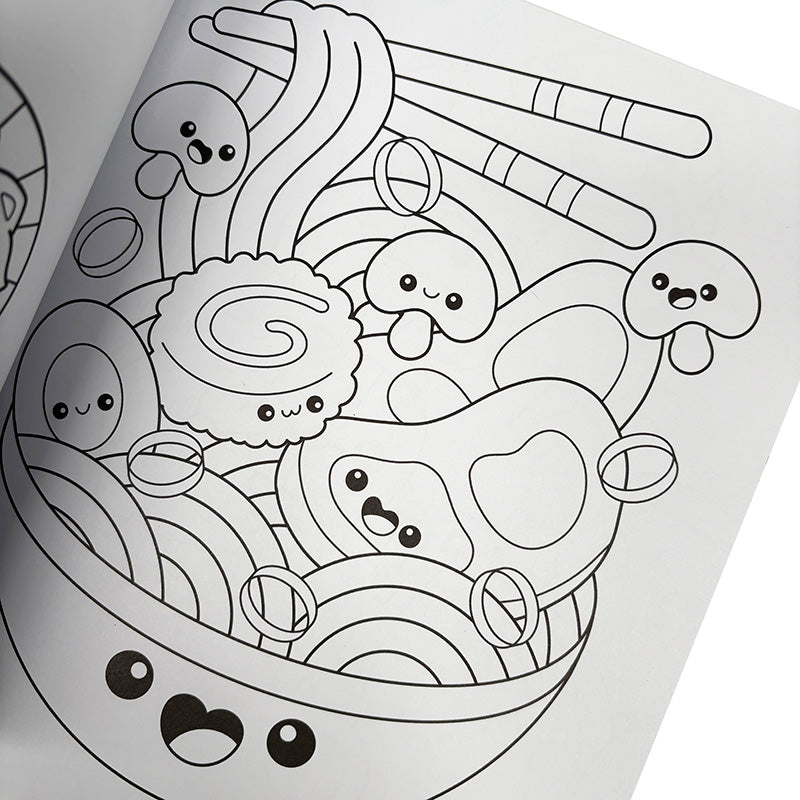 The Super Kawaii Coloring Book