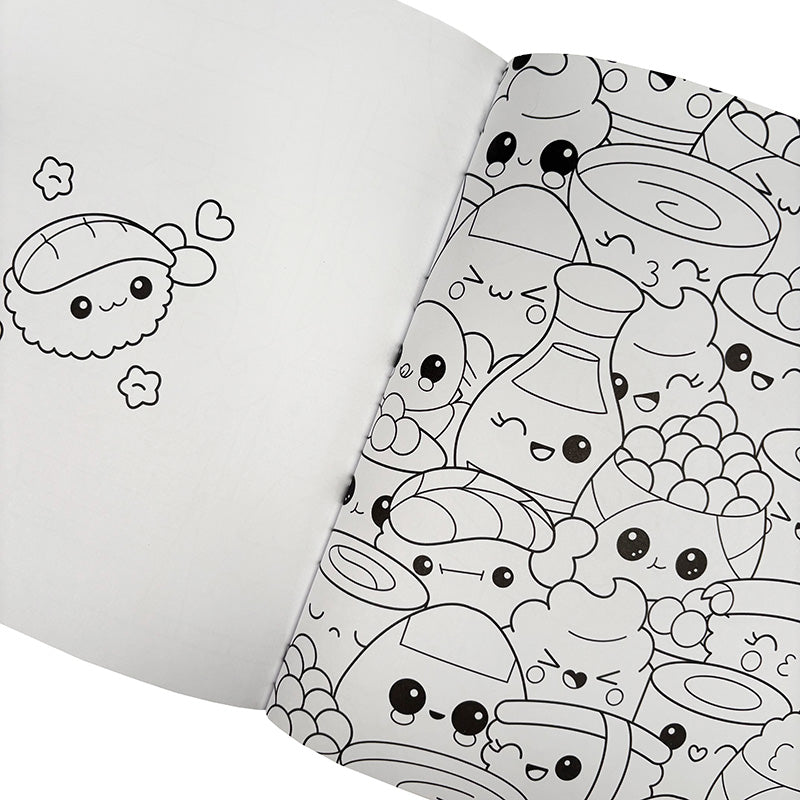 The Super Kawaii Coloring Book