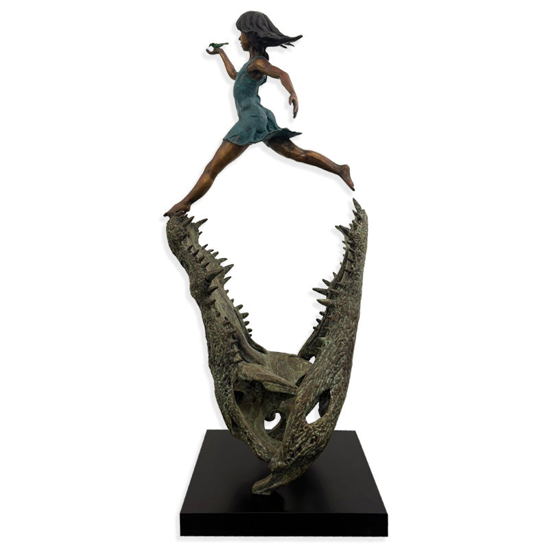 Minki and the Crocodile (Maquette) – Unsafe passage