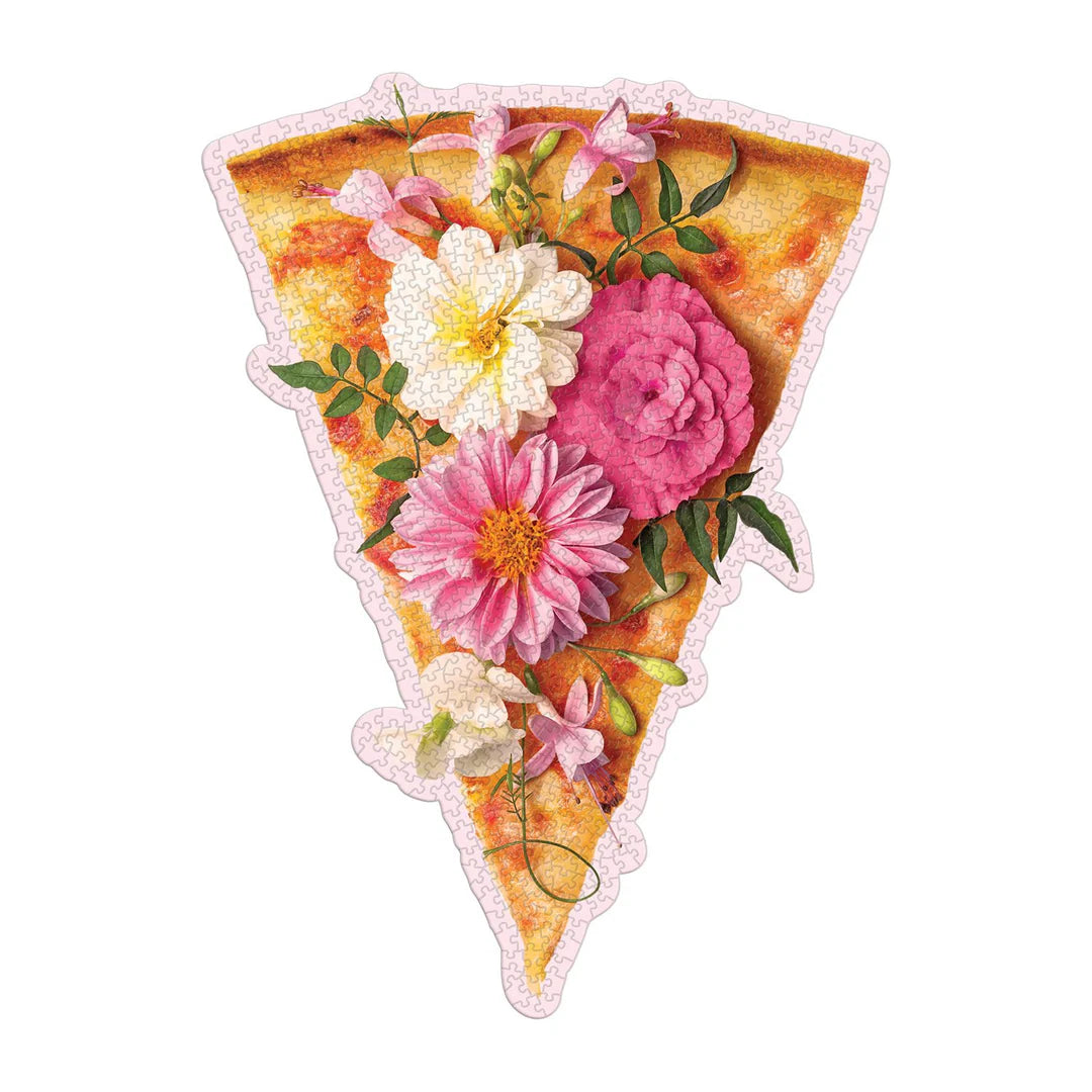 Pizza Party 750 Piece Shaped Jigsaw Puzzle